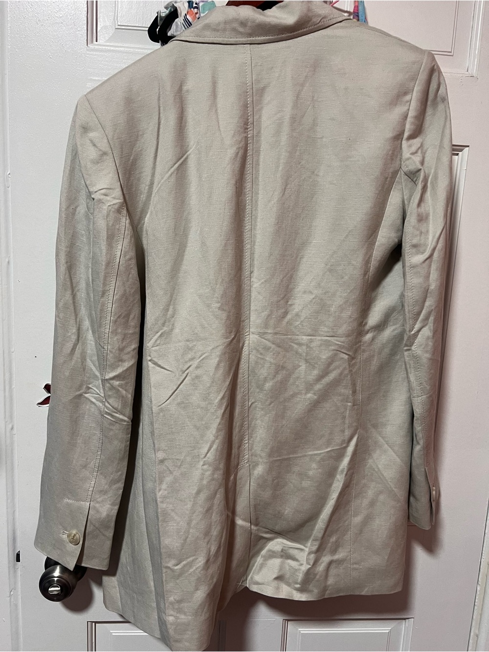 Tall Oversized Linen Cotton Modern Blazer

Size 8T